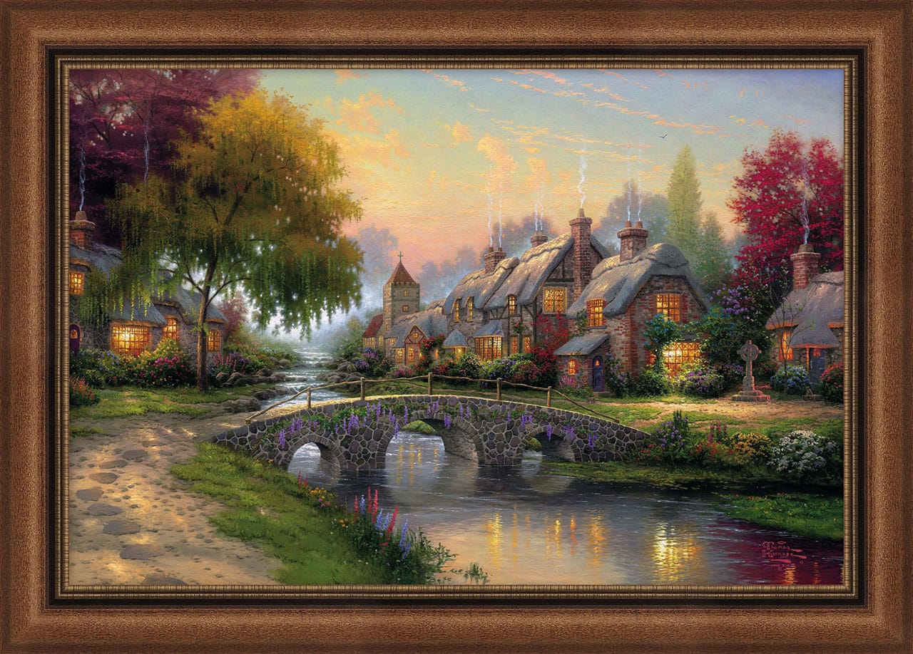 Work by Thomas Kinkade (photo by Glen Dahlman/Flickr)