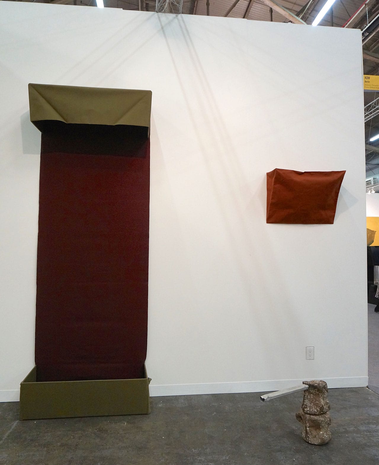 Work by Franz Erhard Walther and Michael E. Smith at KOW