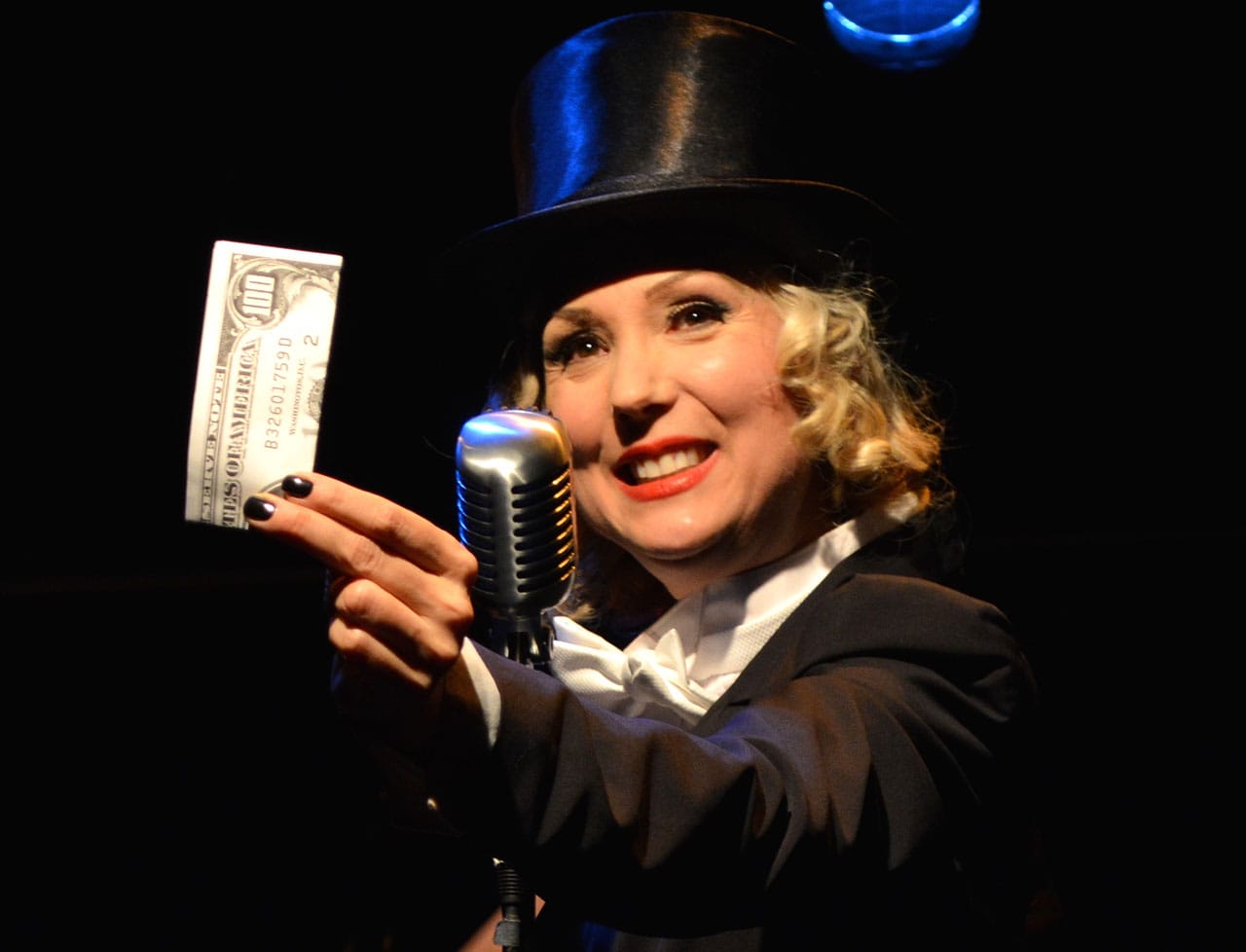 Jenny Lee Mitchell in “Love und Greed,” part of 'Money Lab'