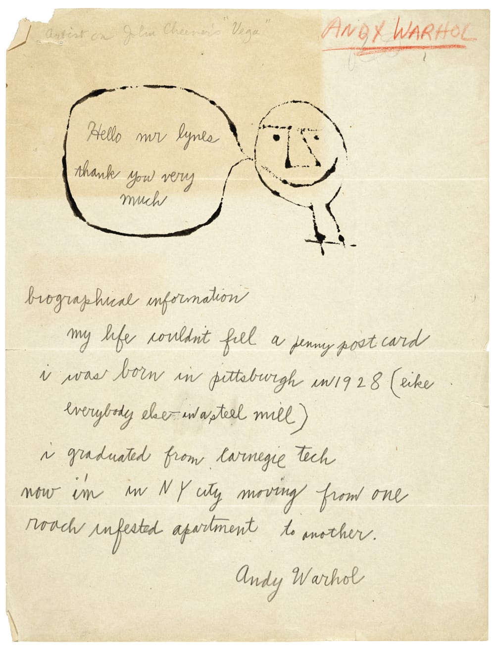 More Than Words: Illustrated Letters From The Smithsonian's Archive of American Art
