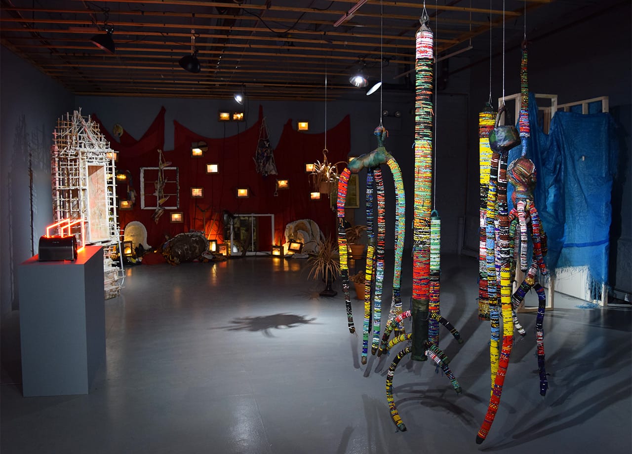 Installation view of 'New American Sculpture' at FiveMyles