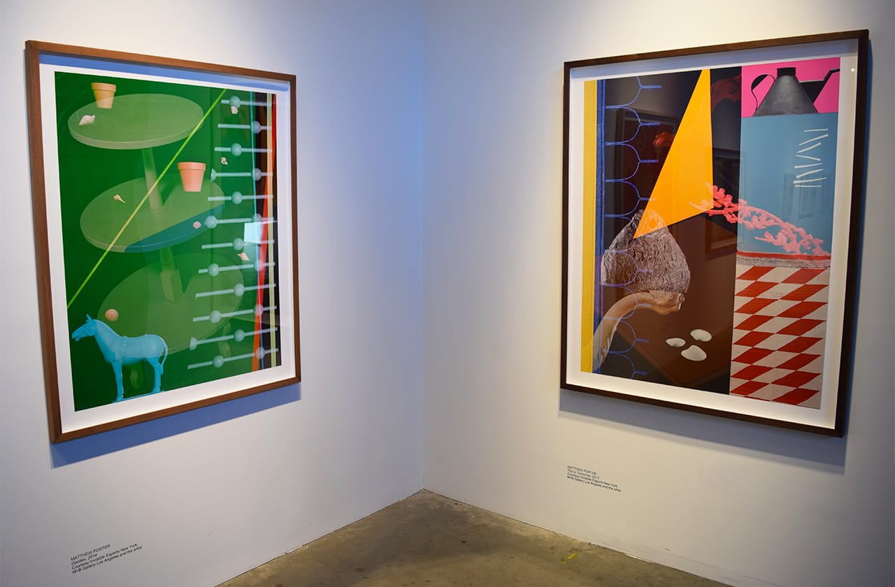 Installation view of works by Matthew Porter in 'Under Construction – New Positions in American Photography' at Pioneer Works