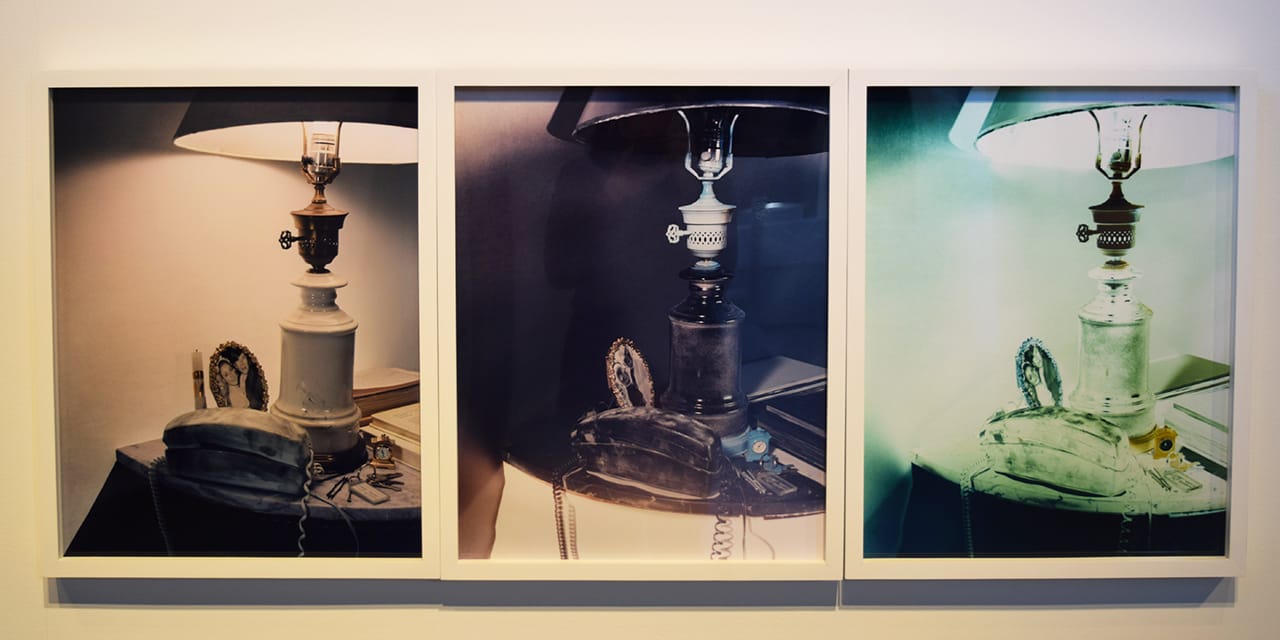 Matthew Leifheit and Cynthia Talmadge, "Sharon Tate Bedside Table 1969" (2014) at Pioneer Works