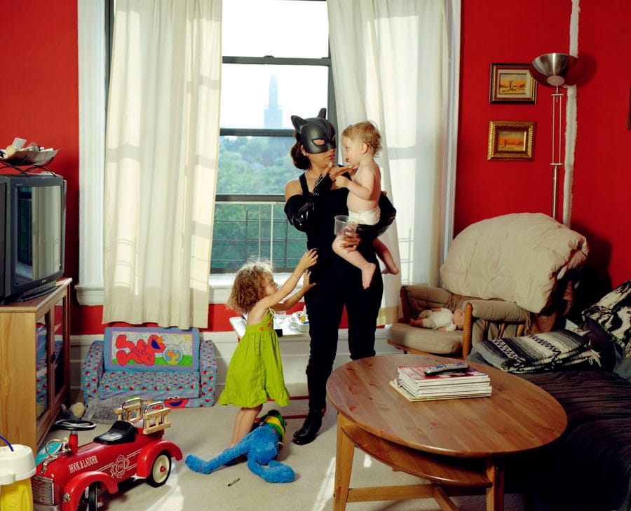 Dulce Pinzón (En Foco), "Catwoman," from the series 'The Real Story of the Superheroes' (2005–10) (courtesy the artist/En Foco) 