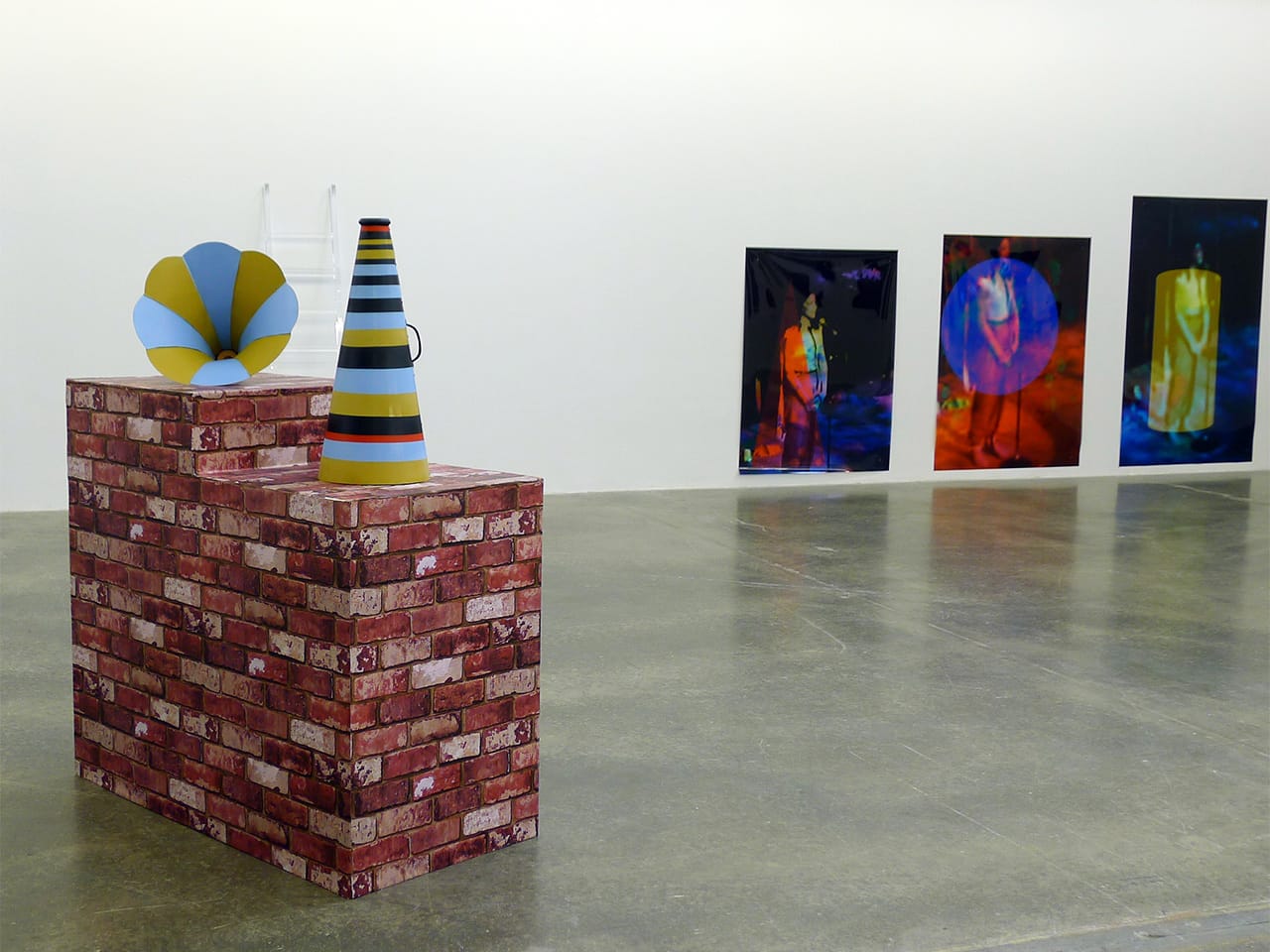 Installation view of 'Pratfall Tramps' at the Atlanta Contemporary Art Center (all photos by the author for Hyperallergic)