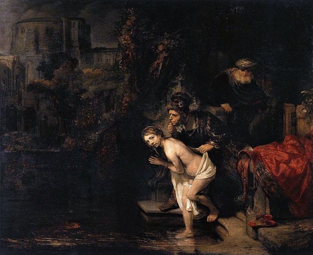 Rembrandt Harmenszoon van Rijn, "Susanna and the Elders" (1647) (via Wikipedia)