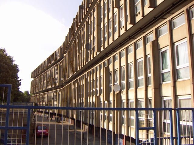 Robin Hood Gardens (Image via Wikimedia) 