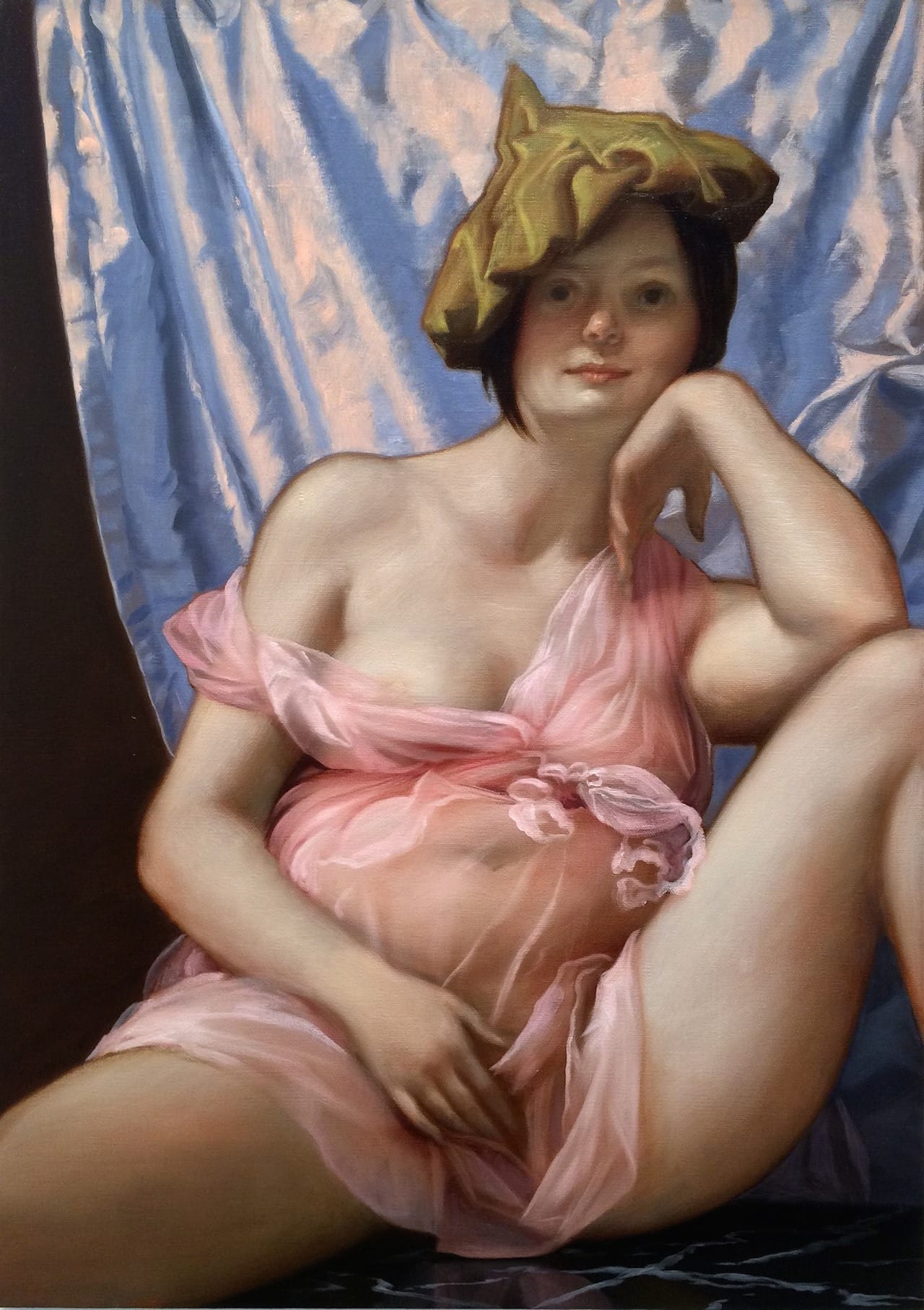 JOHN CURRIN Altar, 2015 Oil on canvas 40 x 28 x 1 1/4 inches (101.6 x 71.1 x 3.2 cm) 