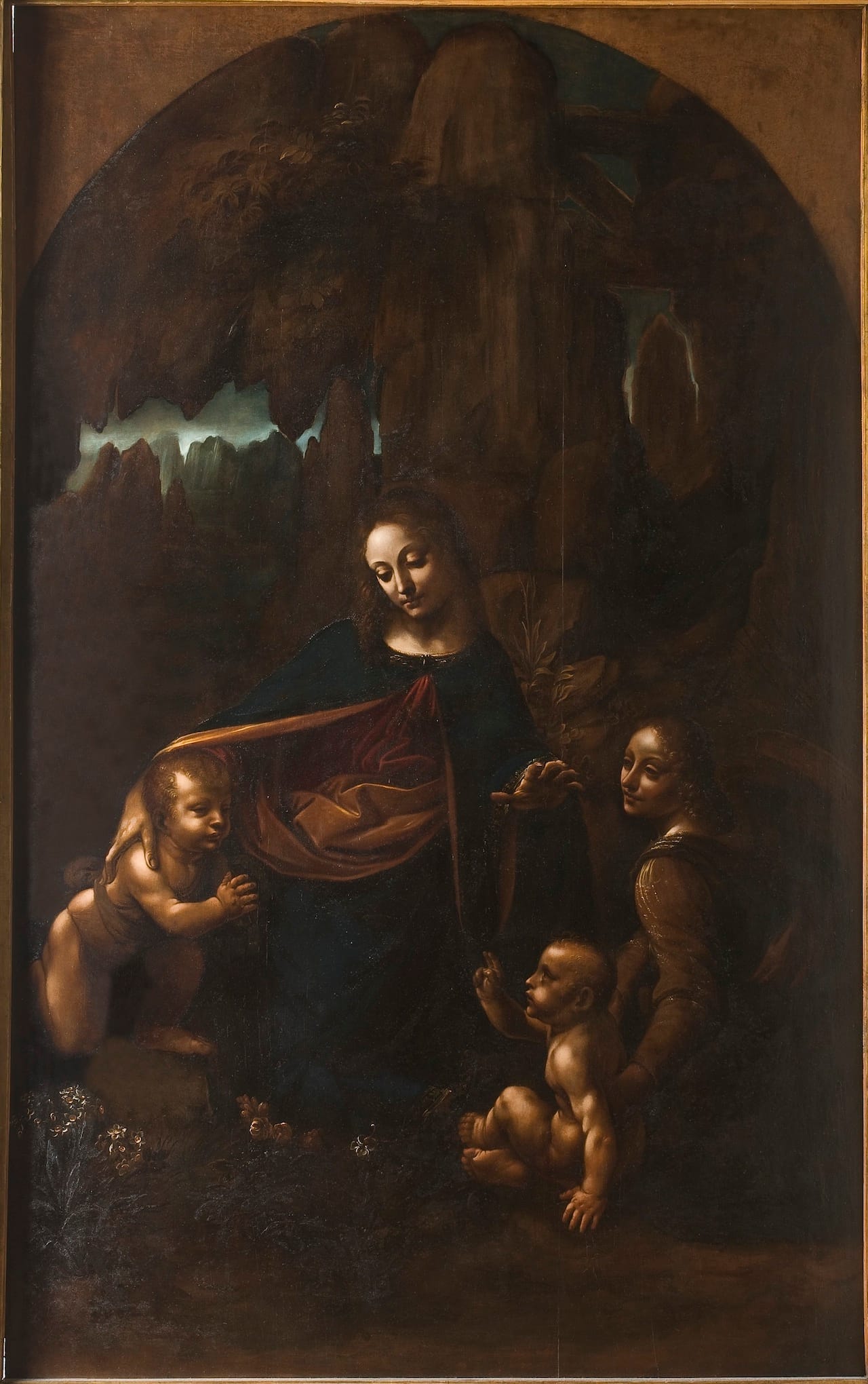 ‘Virgin of the Rocks’ by Andrea Bianchi (Circa 1615-18) (click to enlarge)