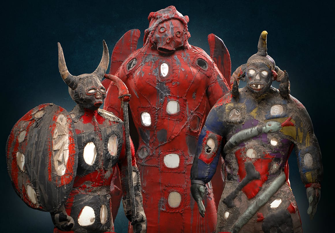 Vodou "fighting spirits" on view at the Field Museum's 'Vodou: Sacred Powers of Haiti' (© Musée d’ethnographie de Genève, Photo: Johnathan Watts)