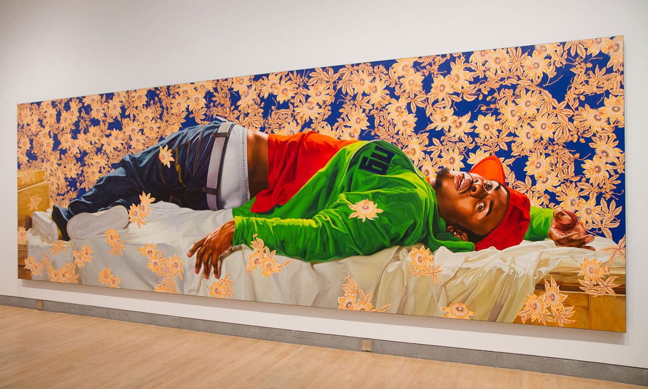 Kehinde Wiley’s "Femme Piquée par un Serpent" (2008) at the Brooklyn Museum (photo by Garrett Ziegler/Flickr)