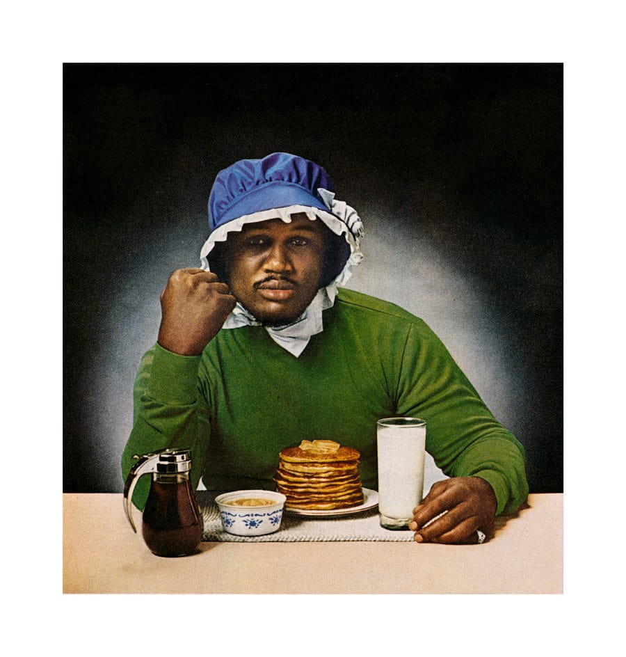 Hank Willis Thomas (En Foco), "Smokin' Joe Ain't J'mama" (1978/2011), from the series 'Unbranded:  Reflections in Black from Corporate America, 1968-2008' (courtesy the artist/En Foco)