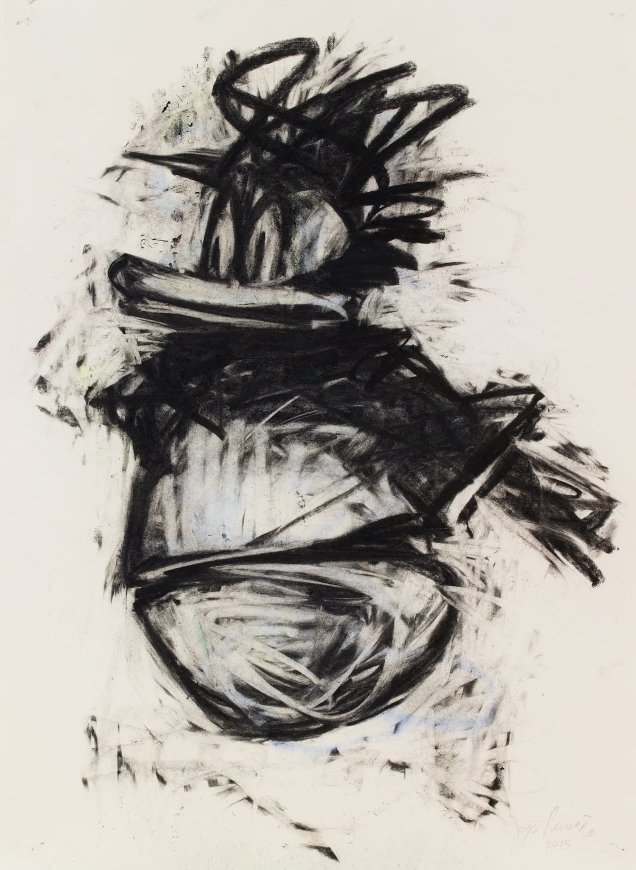 Joyce Pensato, "Duck Soup 7" (2015) (image courtesy of the artists and Petzel, New York) 