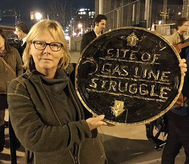 Susan Rubin presented with her award.