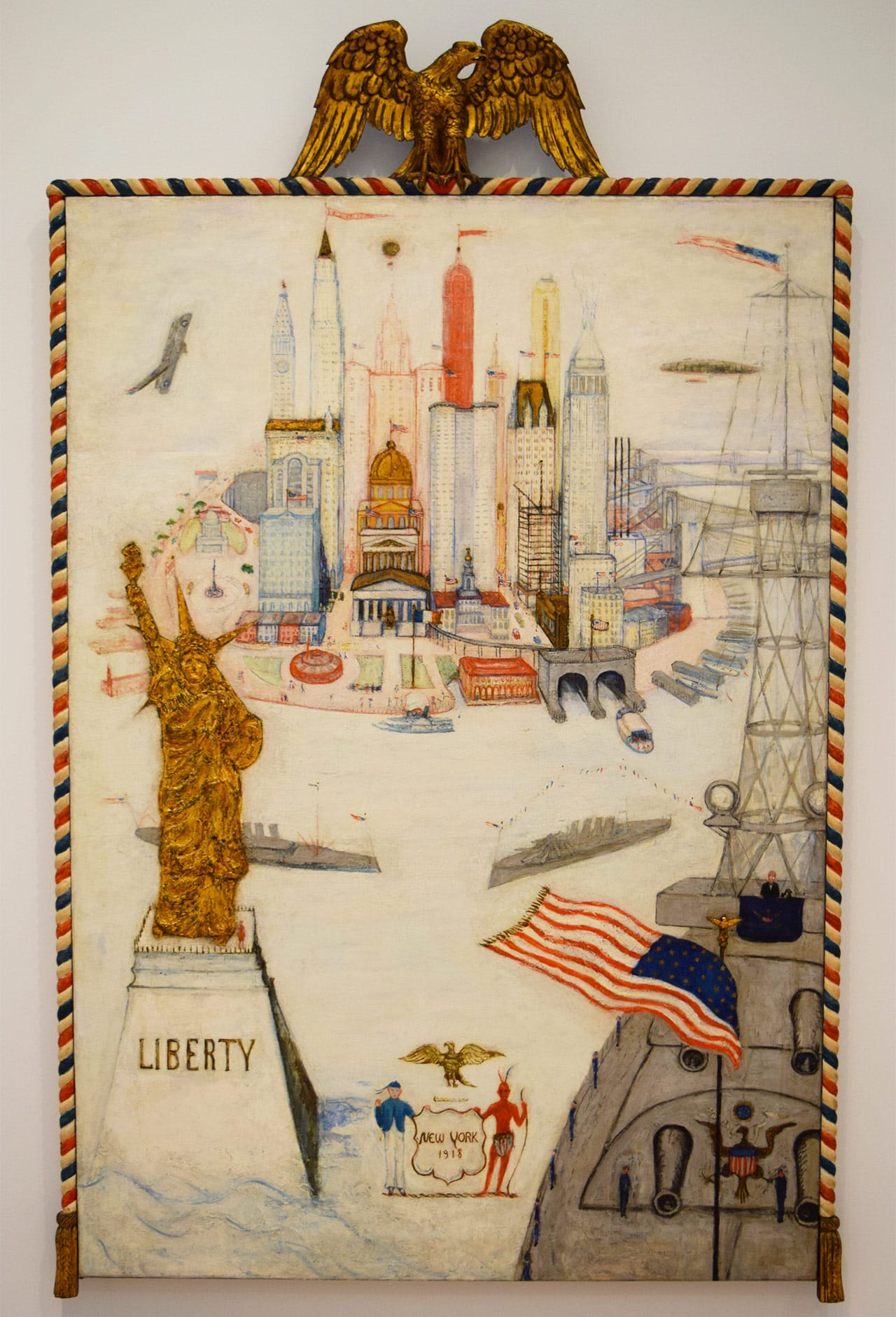 Florine Stettheimer, "New York/Liberty" (1918)