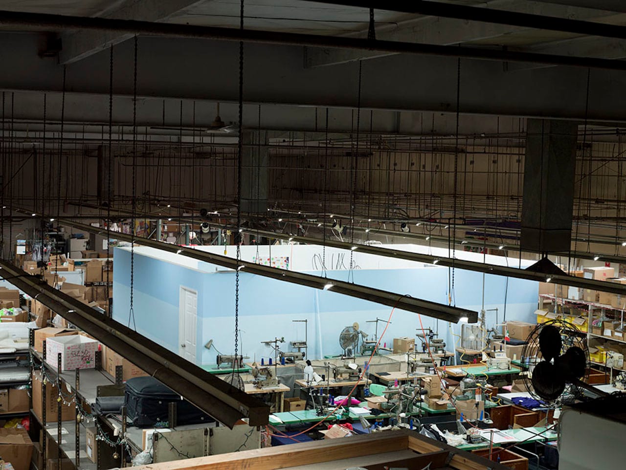 Anthony Lepore's studio in the bikini factory (image by the artist)