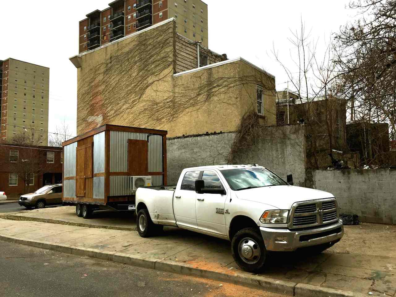 The ArtBuild Mobile Studios prototype in Philadelpiha (courtesy Esther Robinson)