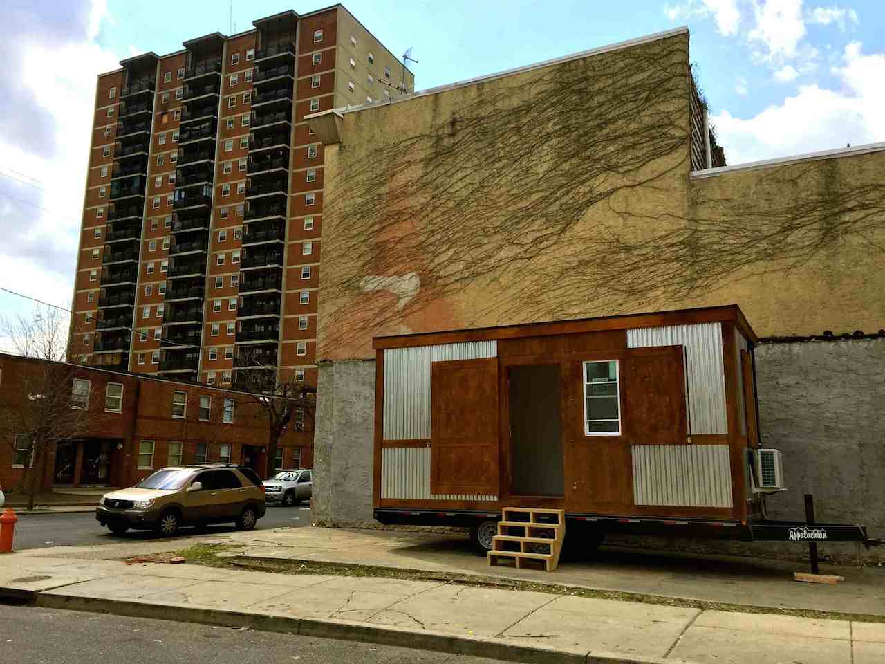 The ArtBuild Mobile Studios prototype in Philadelpiha (courtesy Esther Robinson)