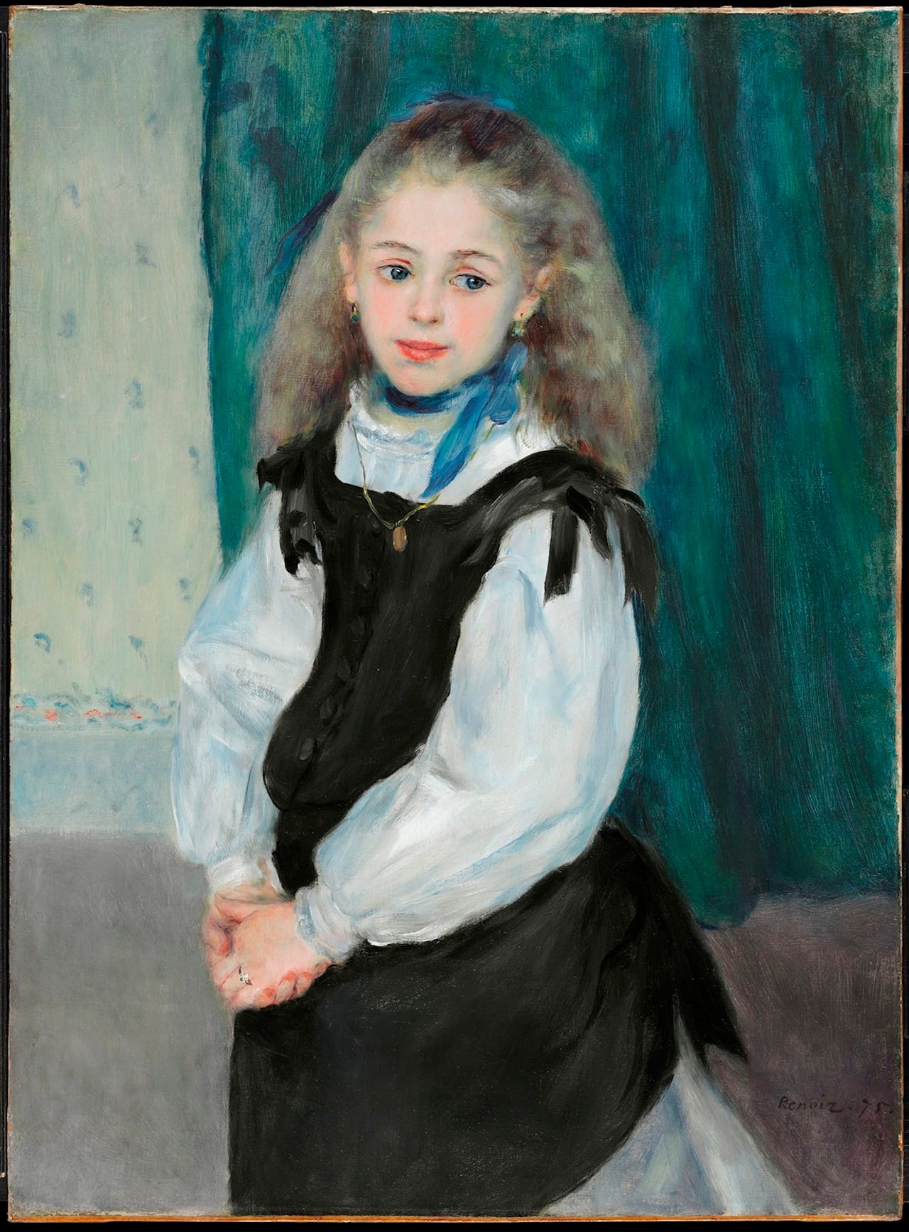 Portrait of Mademoiselle Legrand Pierre-Auguste Renoir 1875