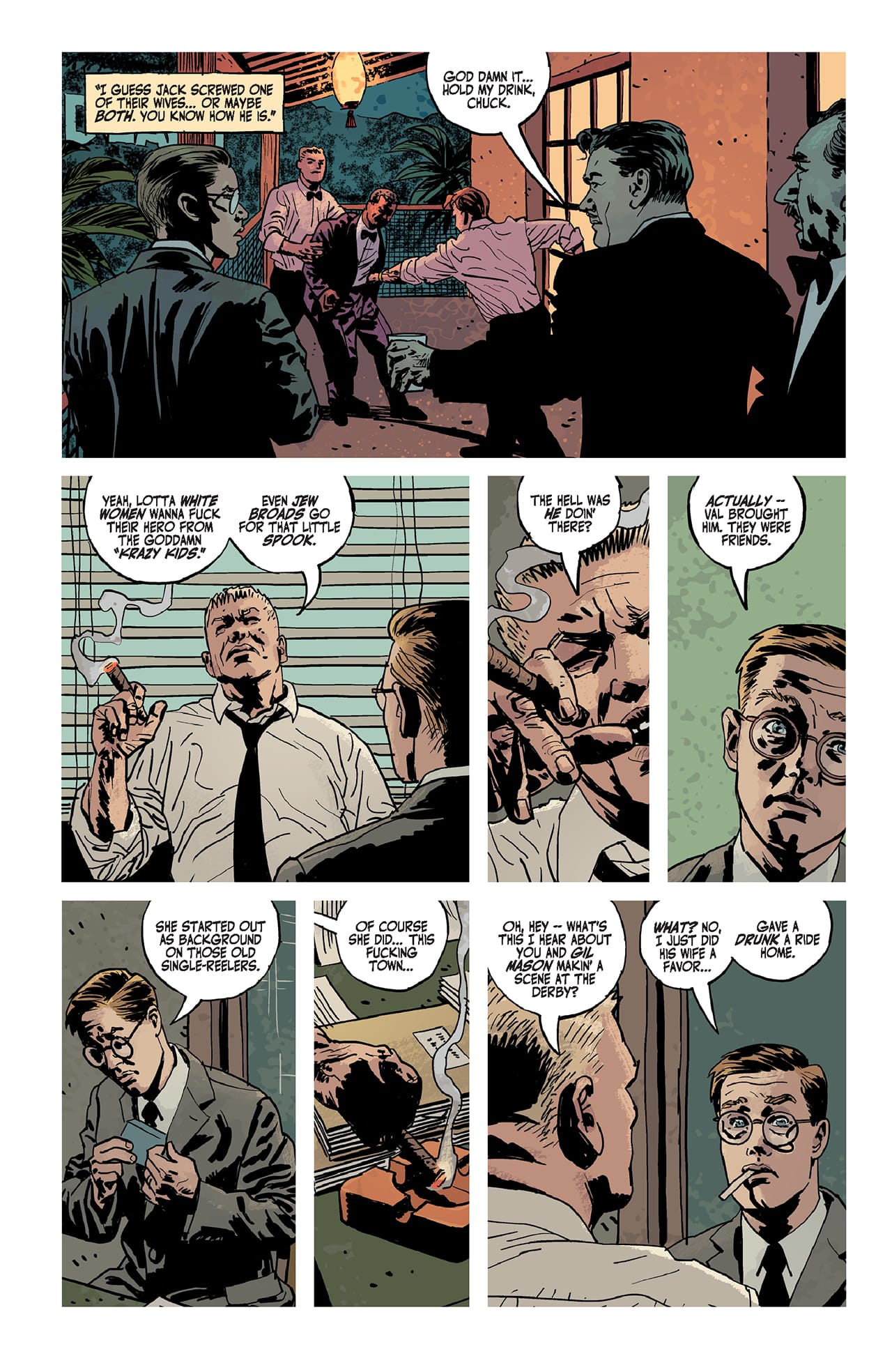 Page from 'The Fade Out' (click to enlarge)