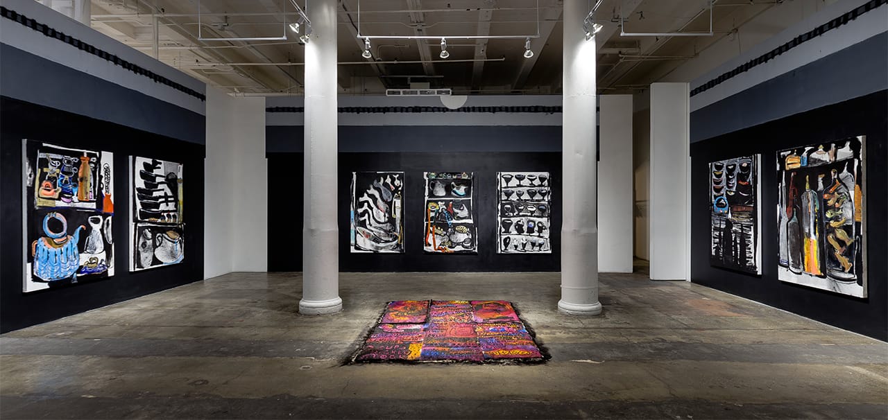 Installation view, 'Summer Wheat: Walk-In Pantry' at Fridman Gallery (all images courtesy Fridman Gallery) 