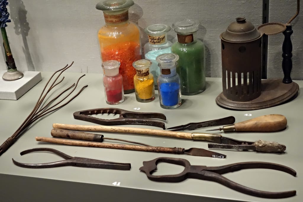 Leopold and Rudolf Blaschka glass specimens at the Corning Museum of Glass