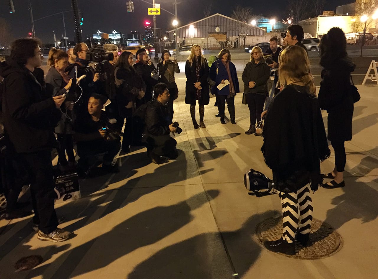 The audience at last night's inauguration