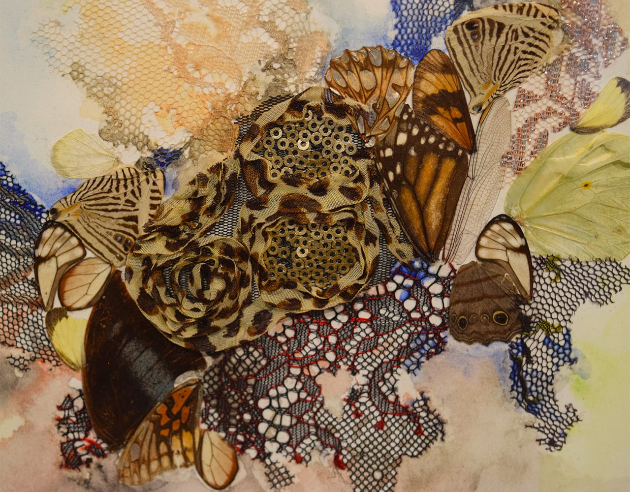 Detail of Lina Puerta, "Galaxy 3" (2015)