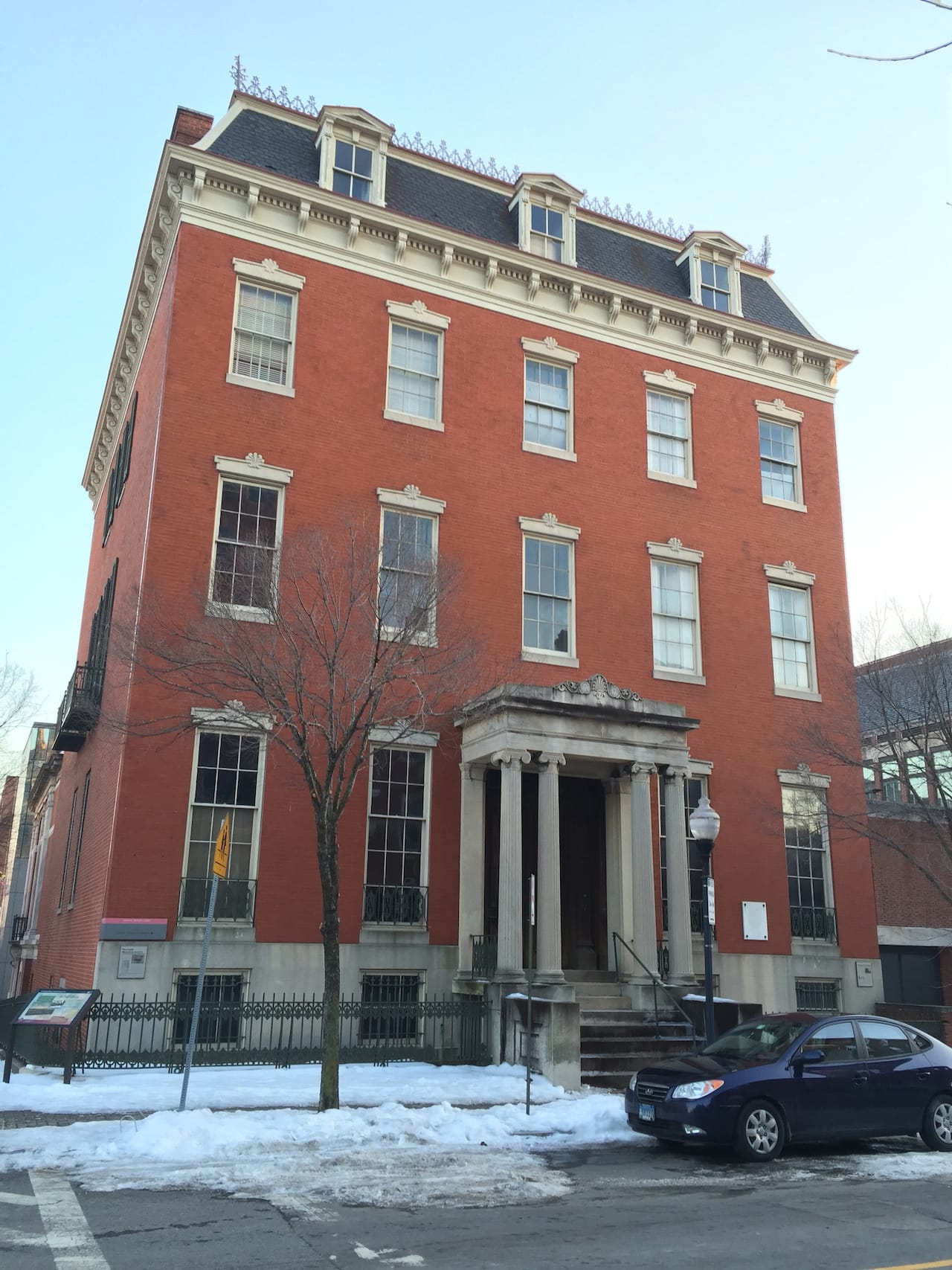 Exterior of the Enoch Pratt House