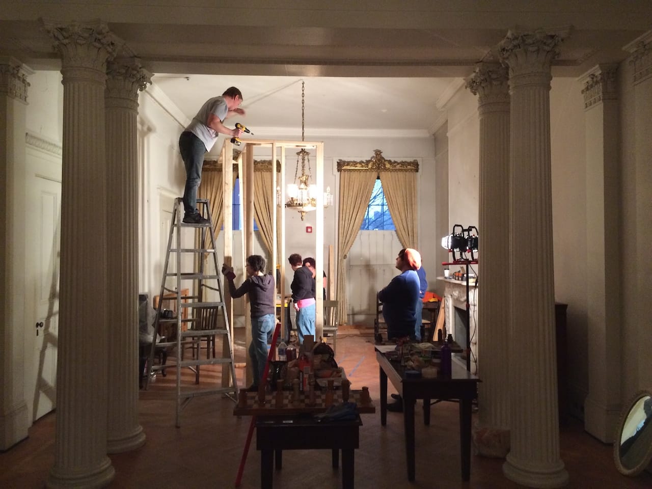 Staging 'Mesmeric Revelations of Edgar Allan Poe' in the Enoch Pratt House