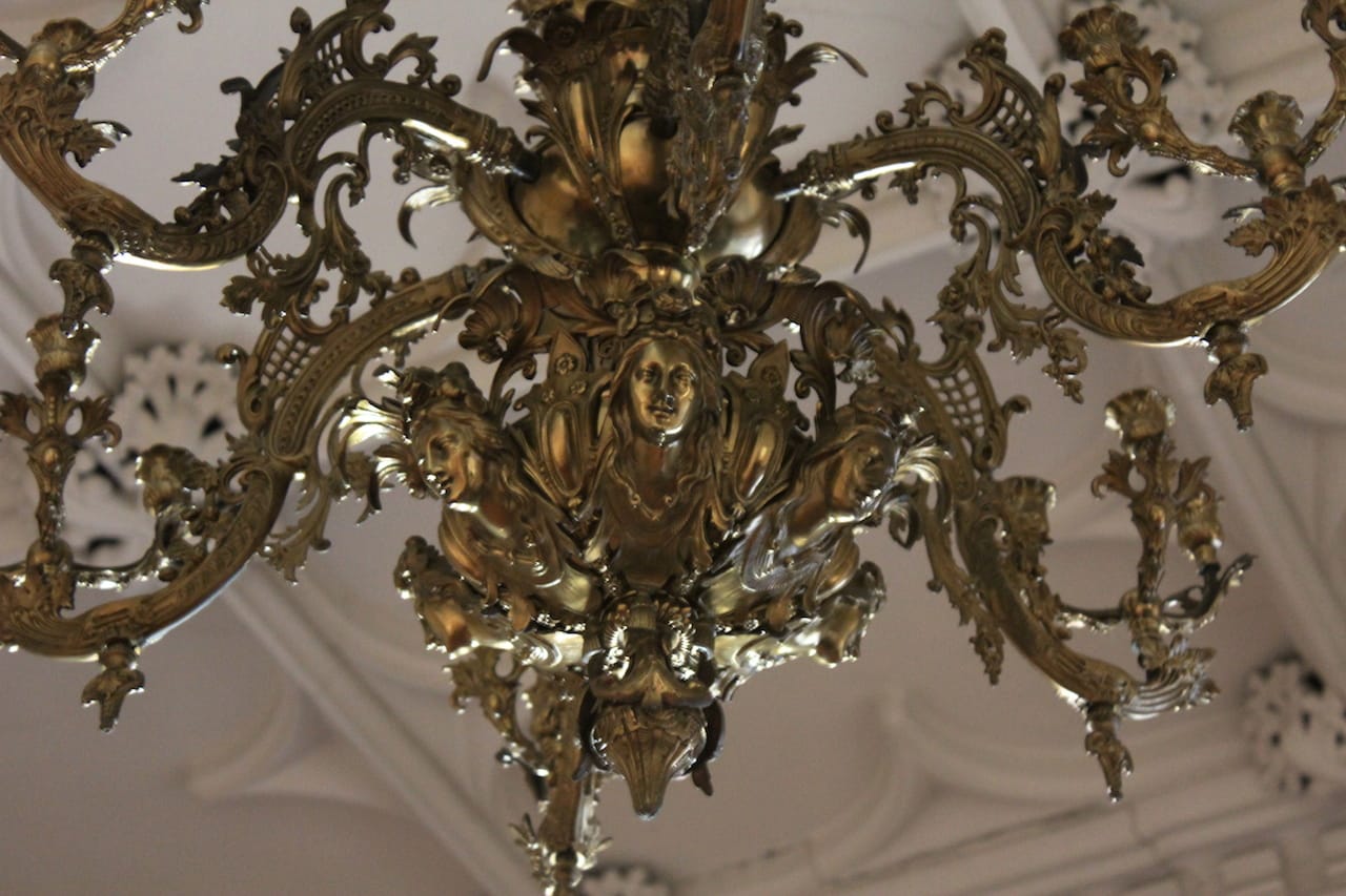 Chandelier in the Enoch Pratt House