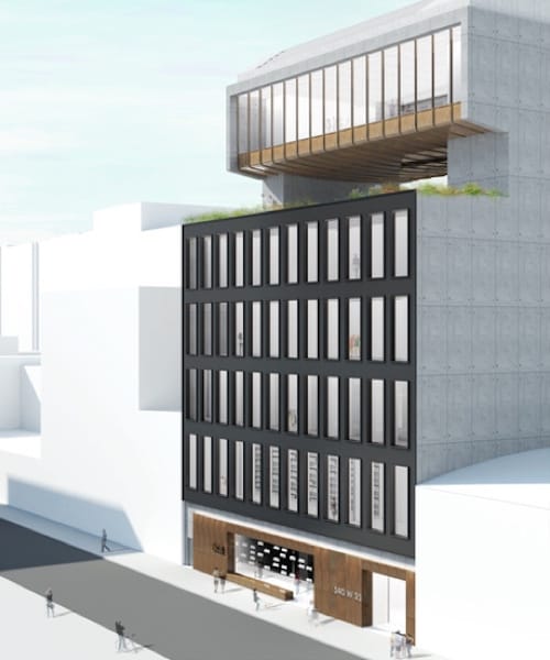 Architectural rendering of 540 West 25th Street (courtesy of Bonetti/Kozerski Studio)