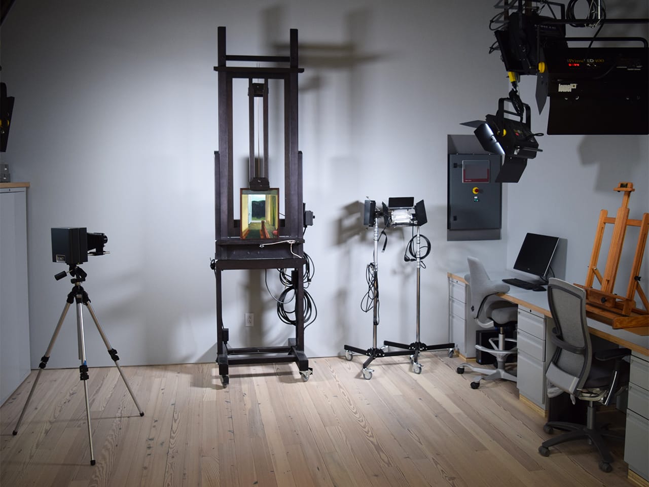 The Whitney's photo documentation lab