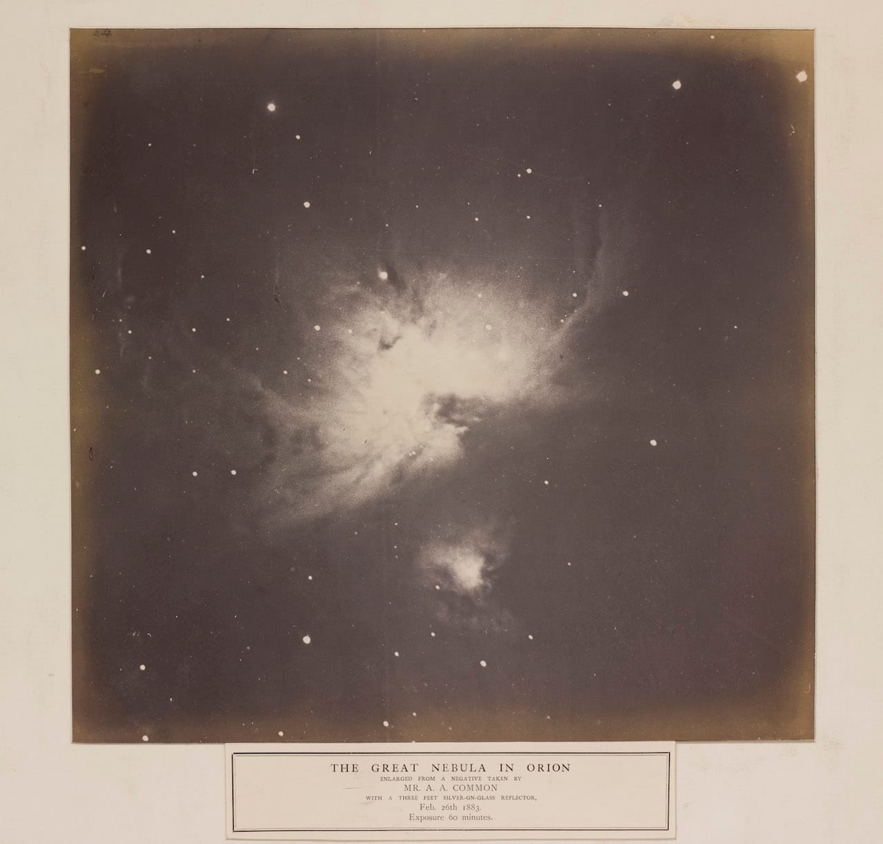 Orion Nebula, February 26th 1883, Andrew Ainslie Common © National Media Museum, Bradford / SSPL