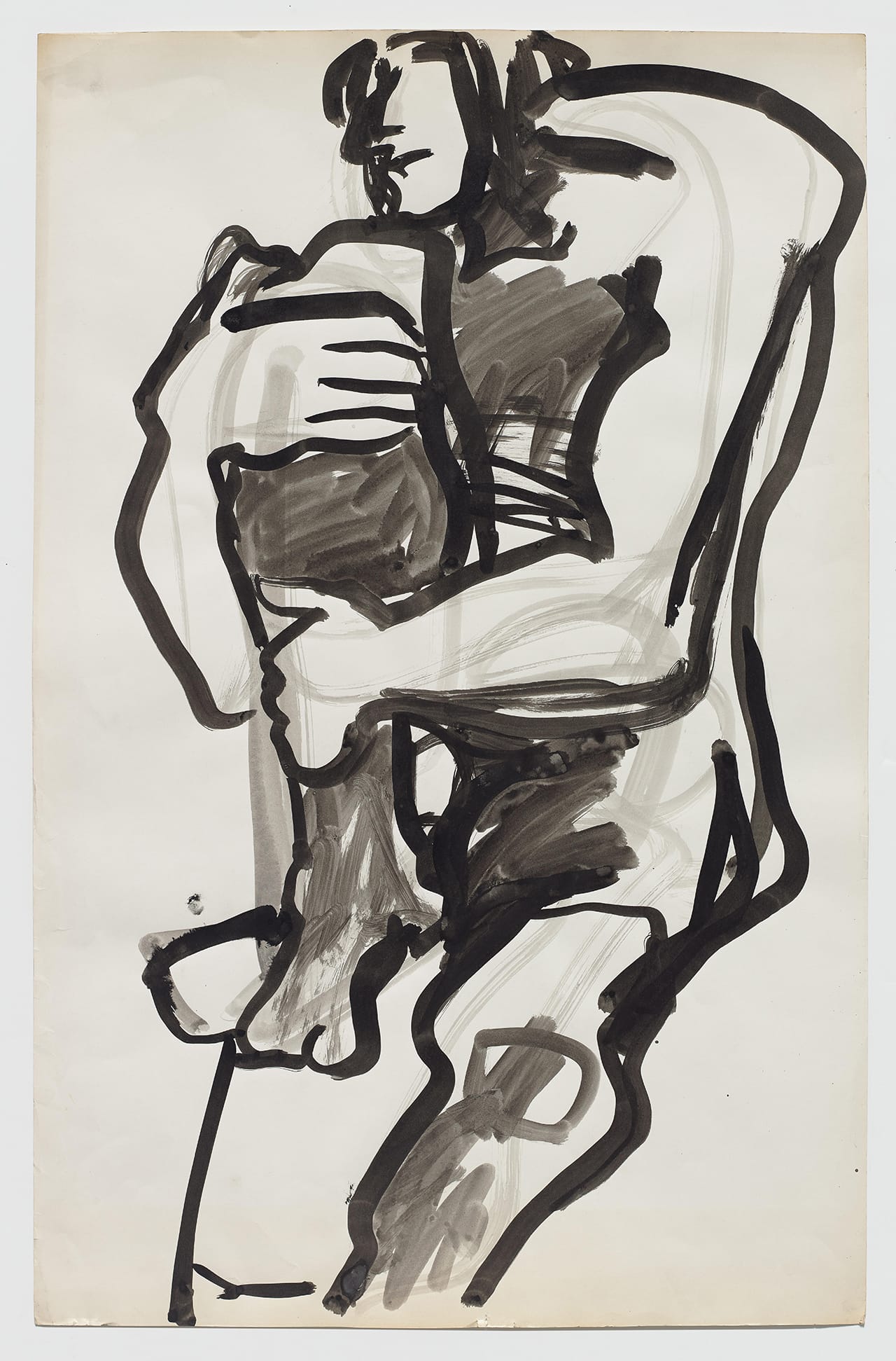 Untitled (figure study), c. 1972 Courtesy Alexander Gray Associates, New York ©2015 Joan Semmel / Artists Rights Society (ARS), New York