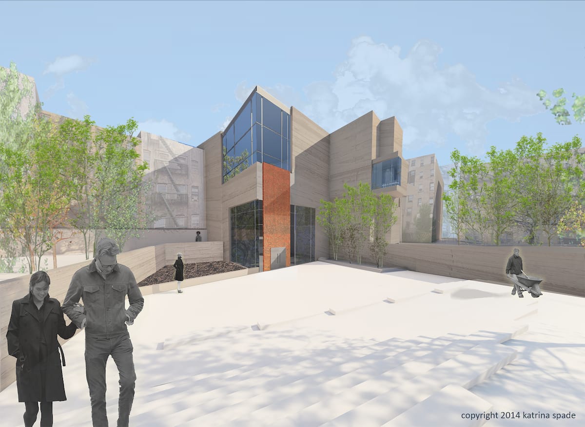 Rendering for the Urban Death Project (courtesy Katrina Spade)