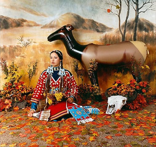 "Four Season (Fall)",  Wendy Red Star, Crow, (2006)