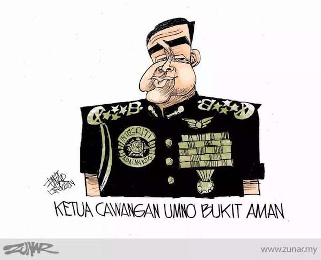 Cartoon by Zunar (Image via Twitter)