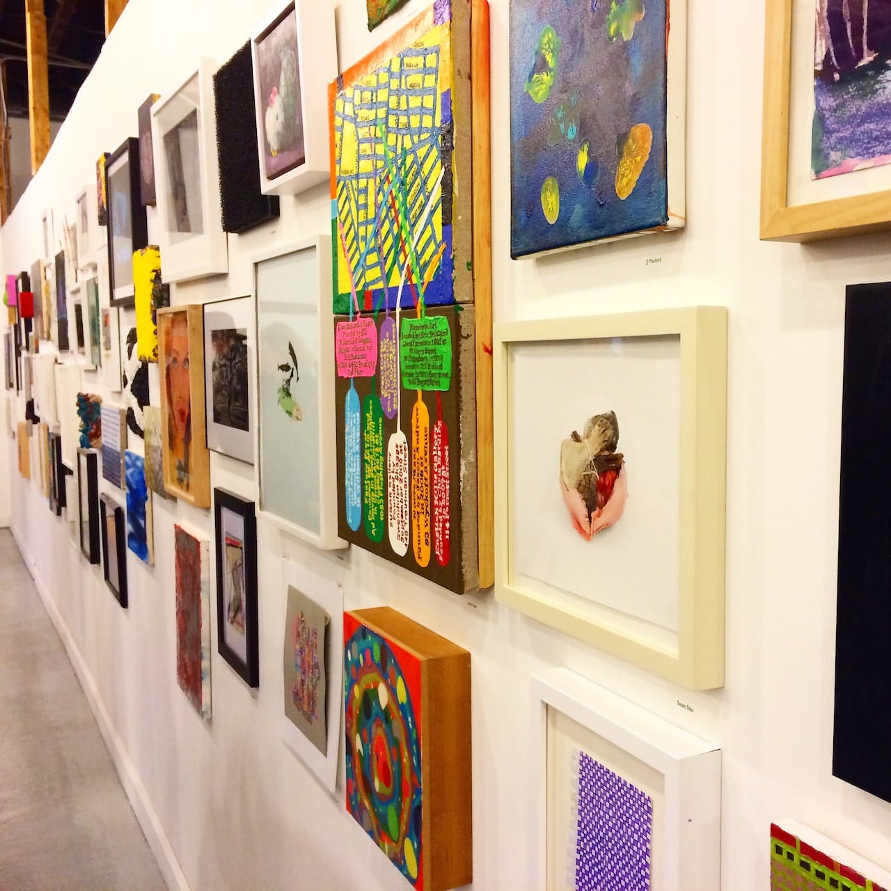 Installation view of 'Making History' at Storefront Ten Eyck (photo courtesy Arts in Bushwick)