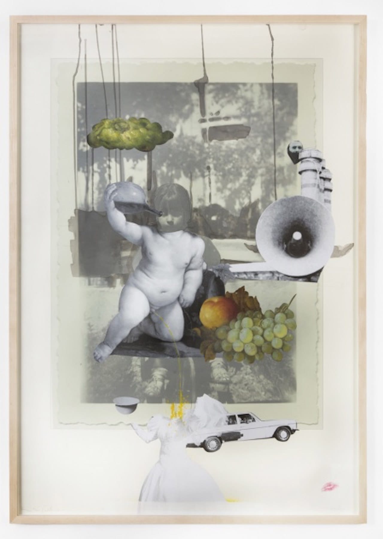 Hesam Rahmanian, "Rearview Portrait" (2012), acrylic on canvas, 23 1/2 x 20 inches 