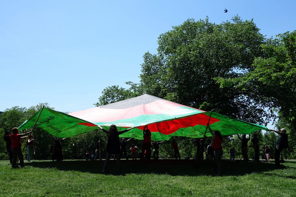 Marc Bamuthi Joseph, "Black Joy in the Hour of Chaos" on the Great Hill in Central Park