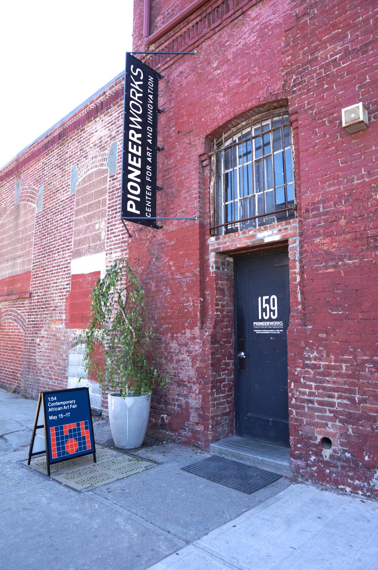 The entrance to 1:54 art fair