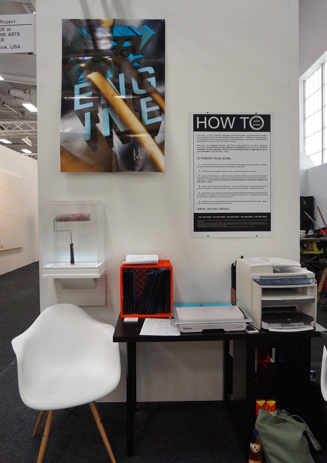 The booth of Parmer at Abrons Arts Center's