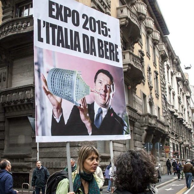 Anti-Expo Milano demonstrators (photo by iliz_po/Instagram)