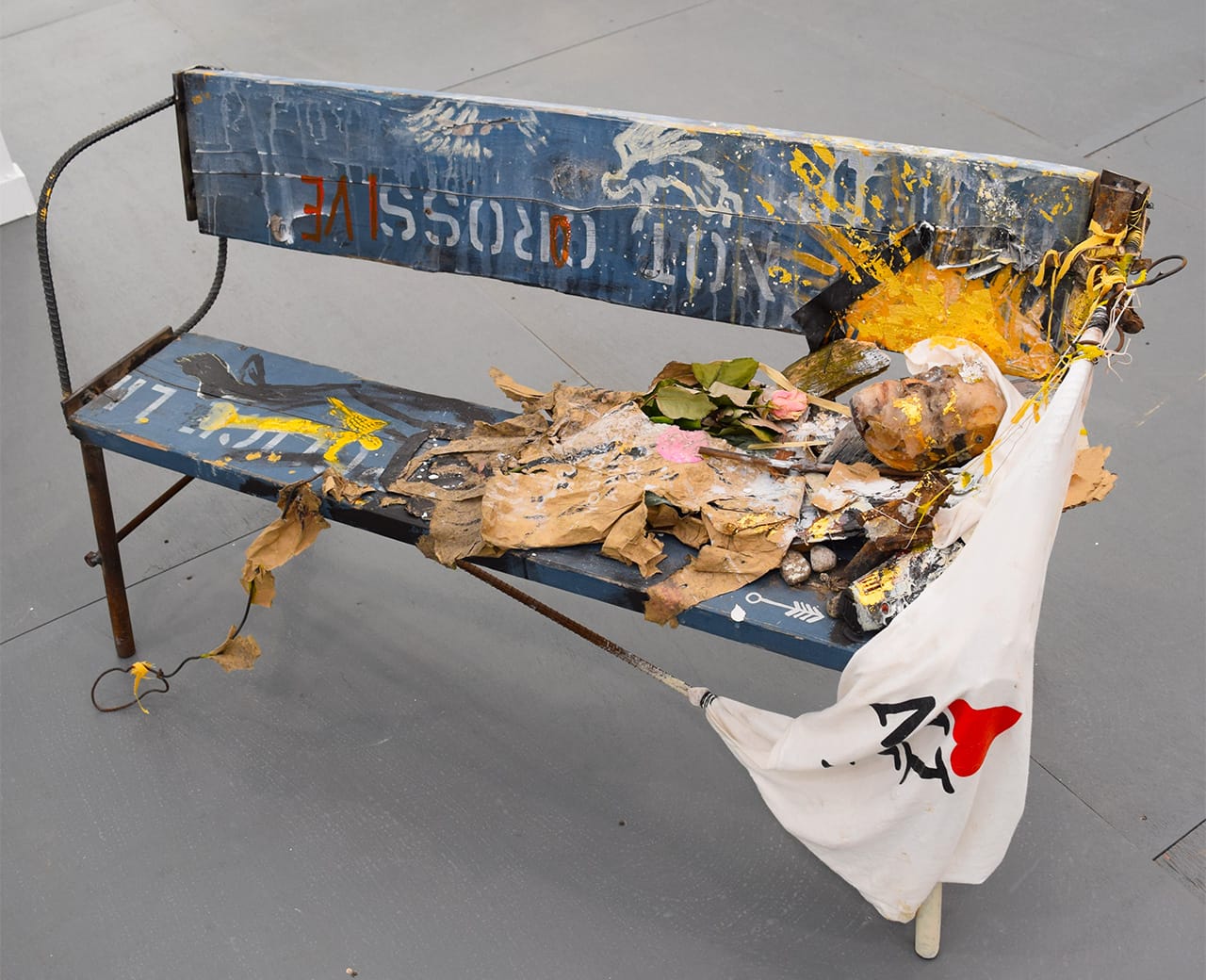 Untitled 2014 sculpture by Pawel Althamer in Galeria Foksal's Frieze New York booth