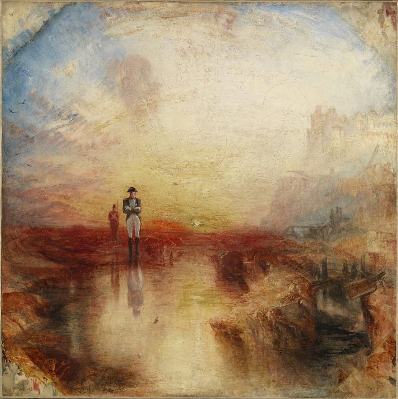 J.M.W. Turner, "War. The Exile and the Rock Limpet" (exhibited 1842), oil on canvas (Tate: Accepted by the nation as part of the Turner Bequest 1856 Photo © Tate, London 2014)