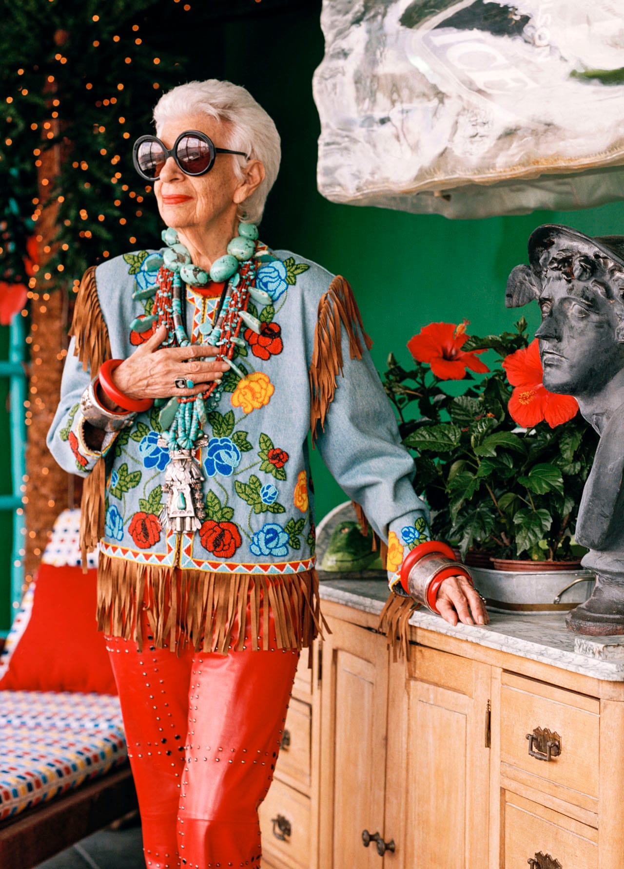 Iris Apfel in 'Iris,' a Magnolia Pictures release (photo © Bruce Weber) (click to enlarge)