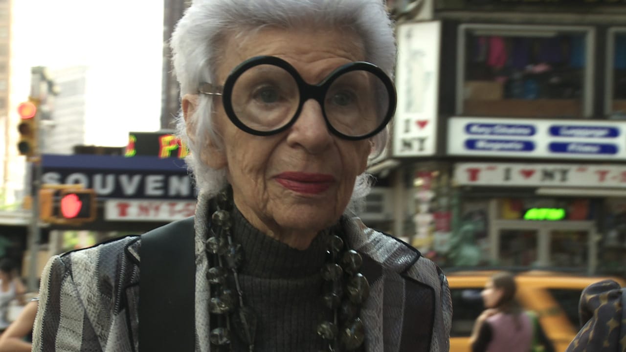 Iris Apfel in 'Iris,' a Magnolia Pictures release (image courtesy Magnolia Pictures)