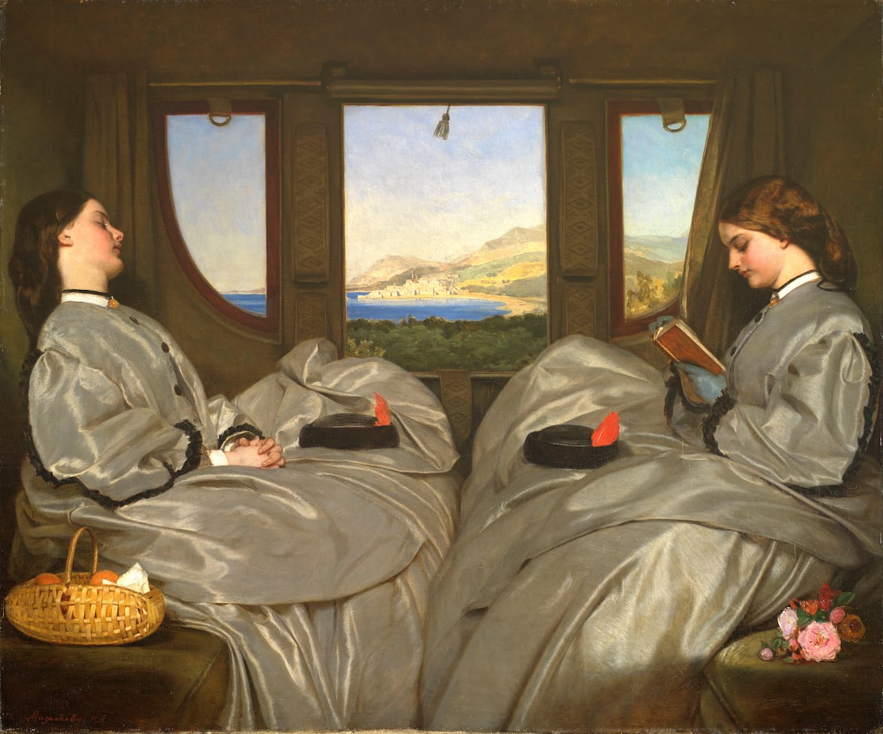 Augustus Leopold Egg, "The Travelling Companions" (1862) (Birmingham Museum and Art Gallery, via Wikimedia Commons)
