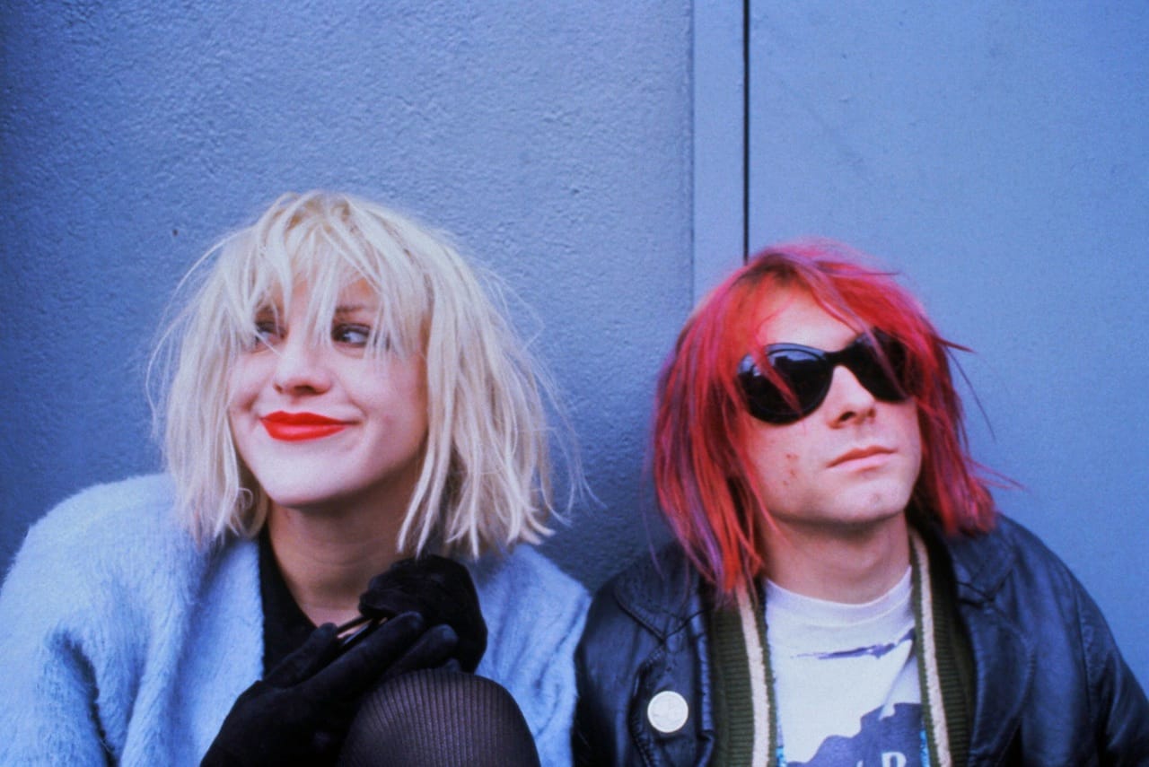 Kurt Cobain and Courtney Love (photo credit Dora Handel/Corbis) 